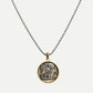 Antique owl coin necklace