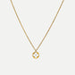 Shell clover necklace