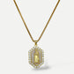 Virgen hexagonal necklace