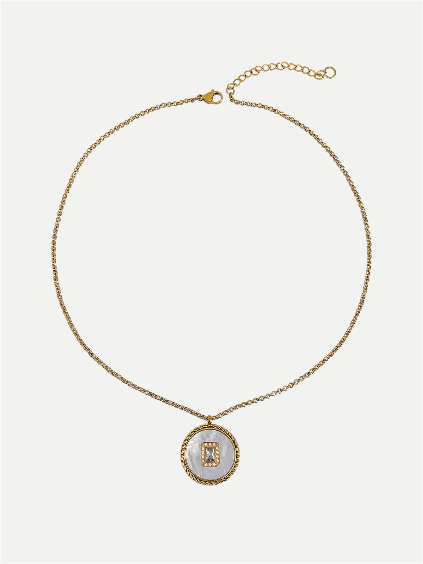 Round Medallion Necklace