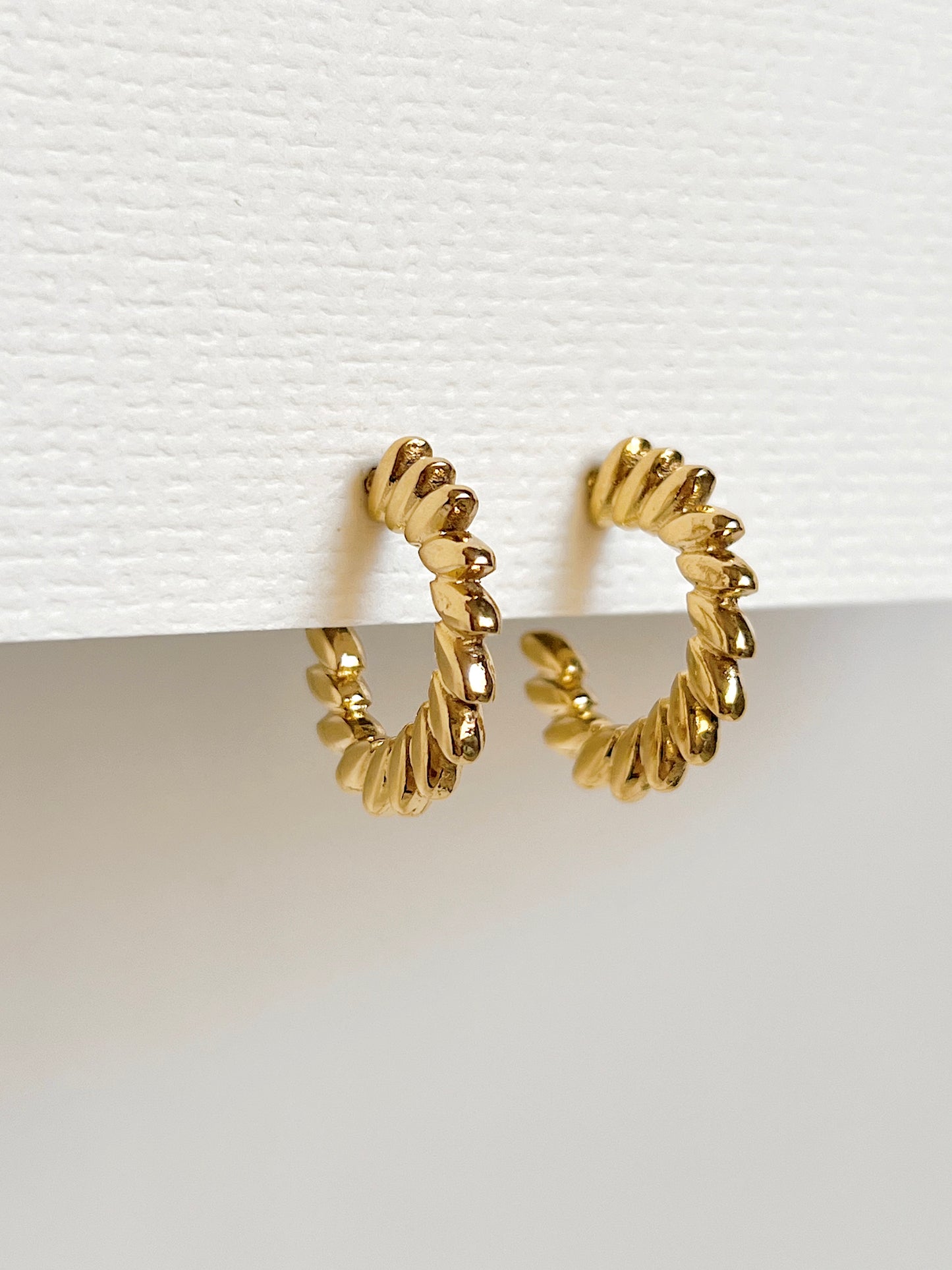 Spike hoops earrings