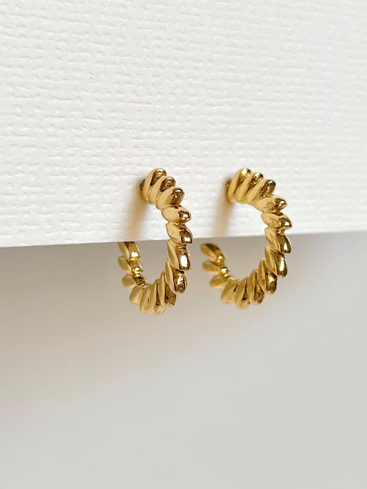 Spike hoops earrings