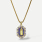 Virgen hexagonal necklace