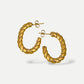 Oval Hoops Earrings