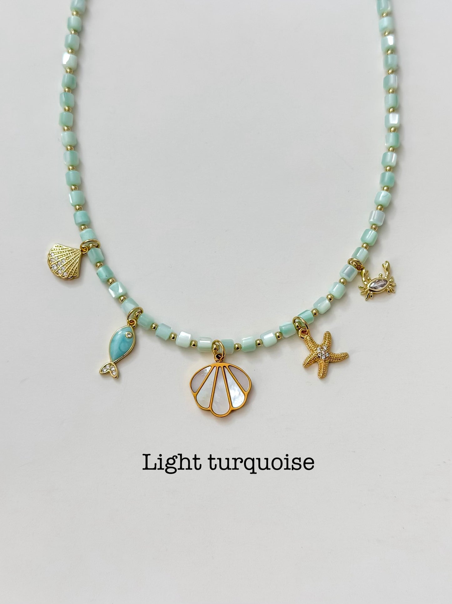 Sorbet charms necklace