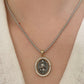 Antique Victorian portrait necklace