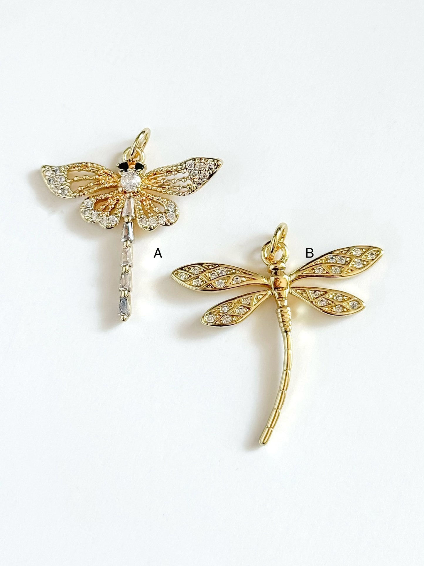 Dragonfly charms