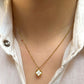 Shell clover necklace
