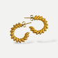 Spike hoops earrings