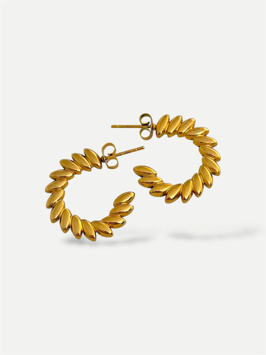 Spike hoops earrings