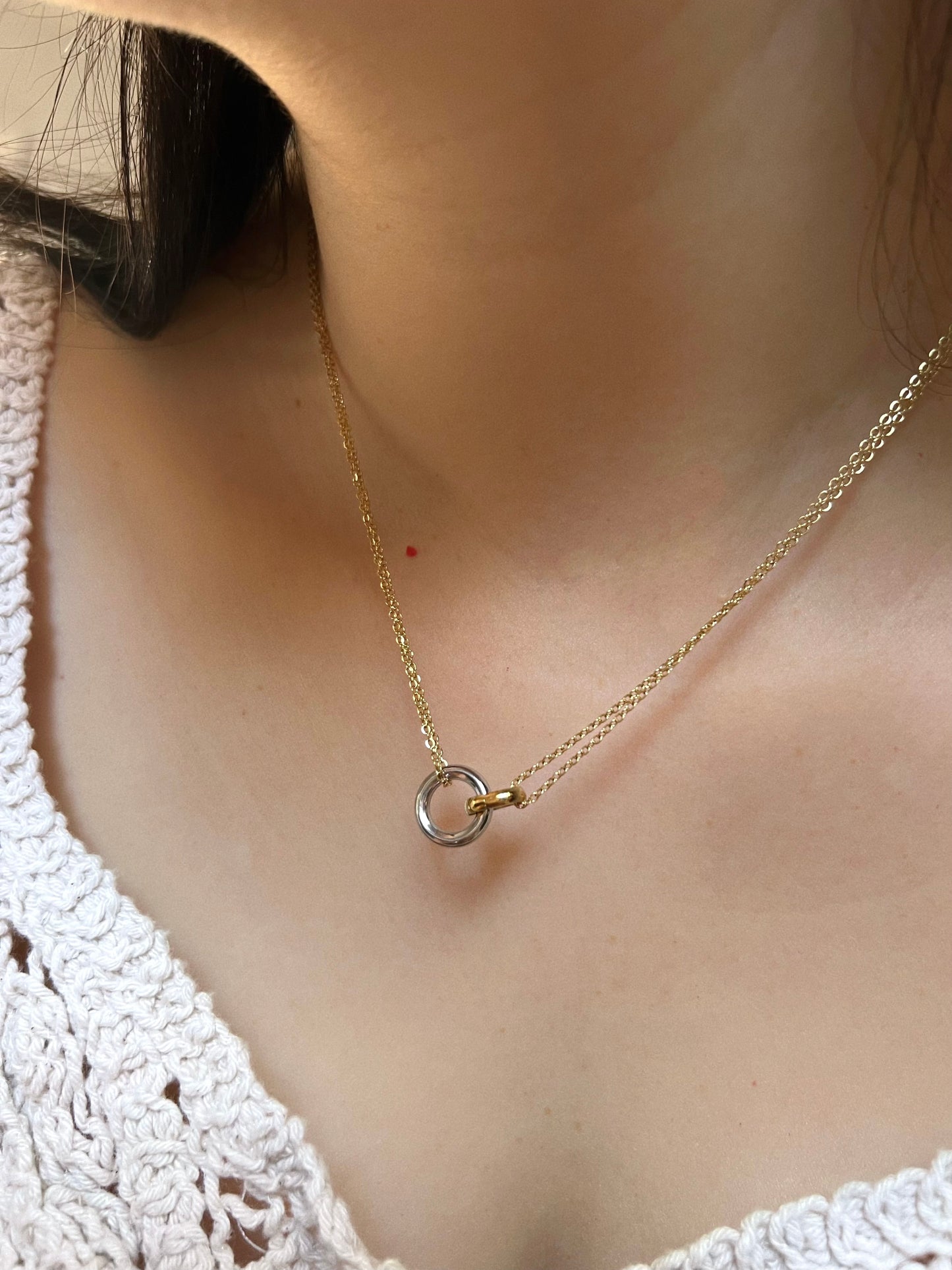 Interconnected necklace