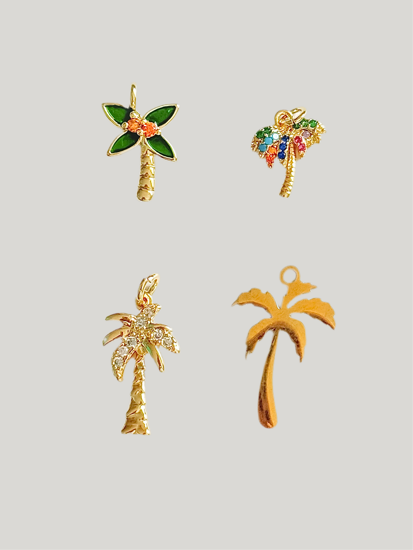 Palm tree charm