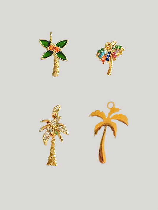 Palm tree charm