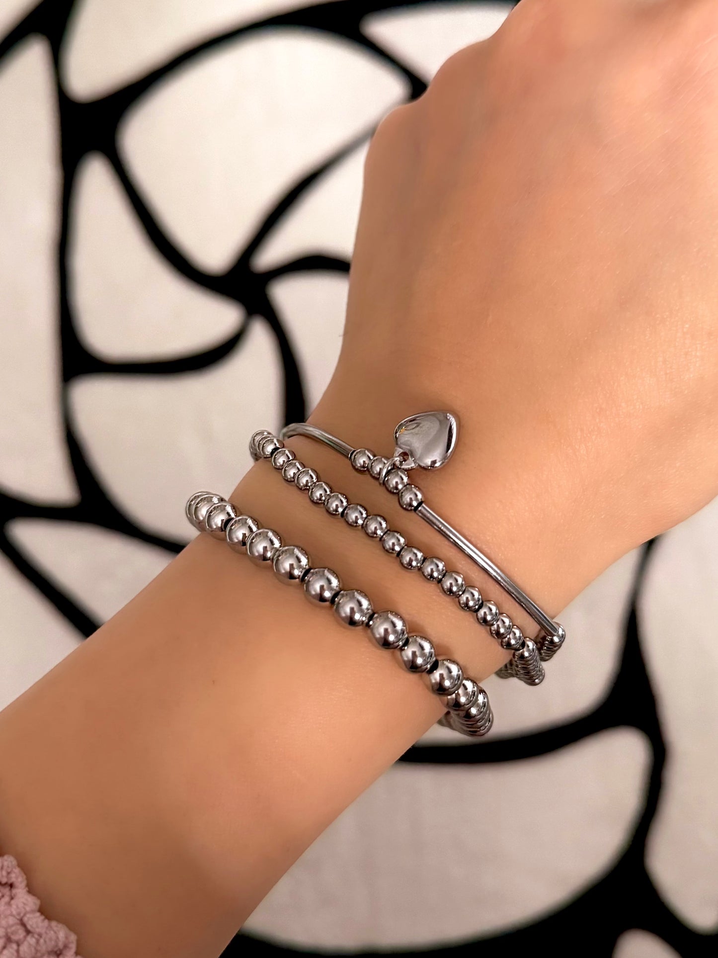 Evelin beads bracelet (set of 3)