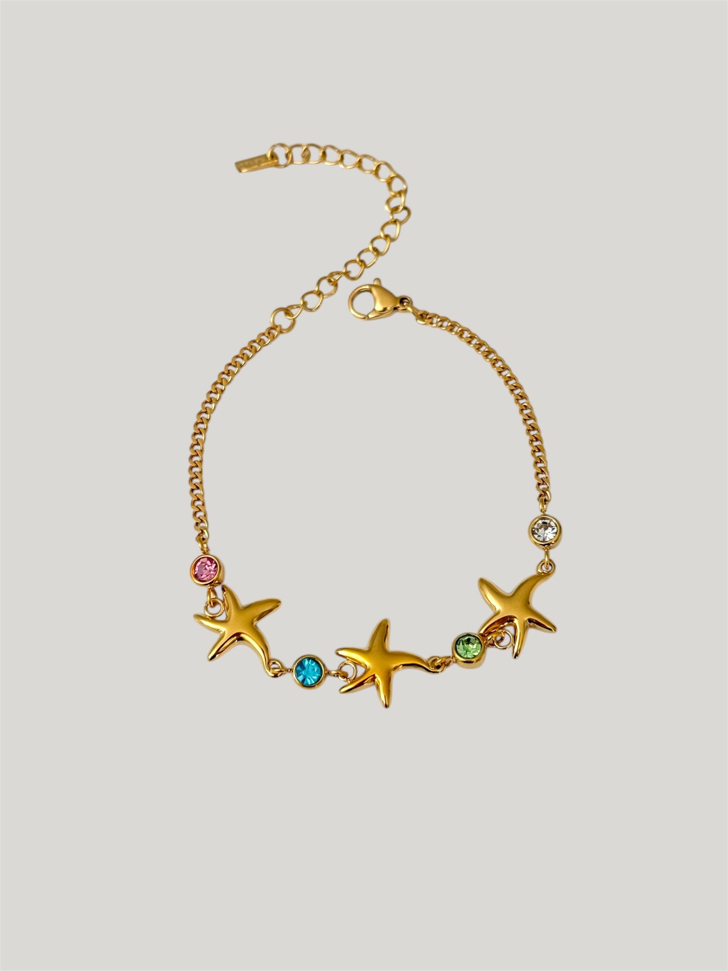 Sun kissed sea star bracelet