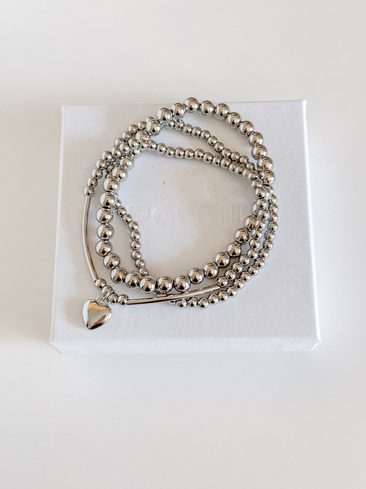 Evelin beads bracelet (set of 3)