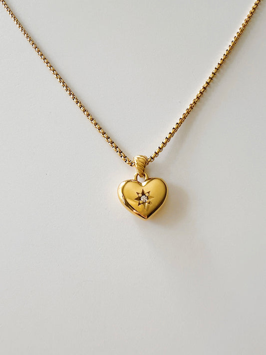 Puffy Heart Necklace