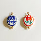 Tulip ceramic charm