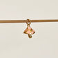 Pink mushroom charm
