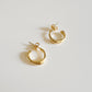Irregular Small Hoop Earrings