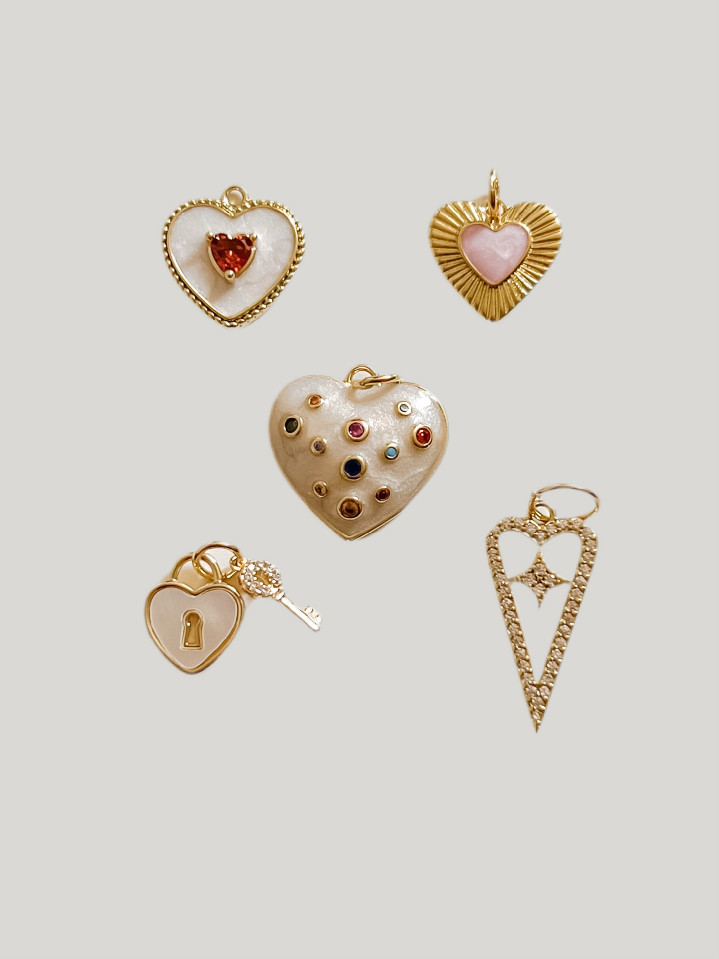 Enamel Heart Charm
