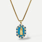 Virgen hexagonal necklace