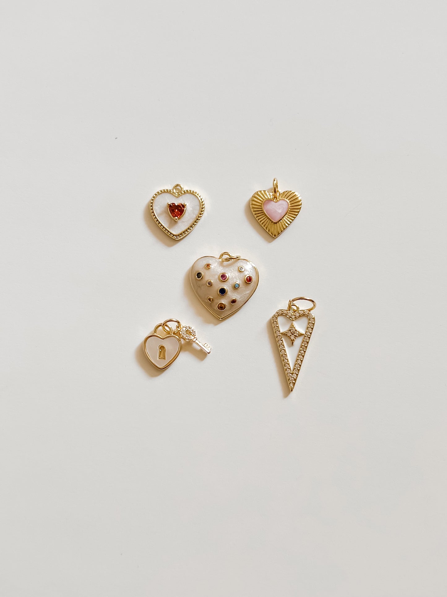 Enamel Heart Charm