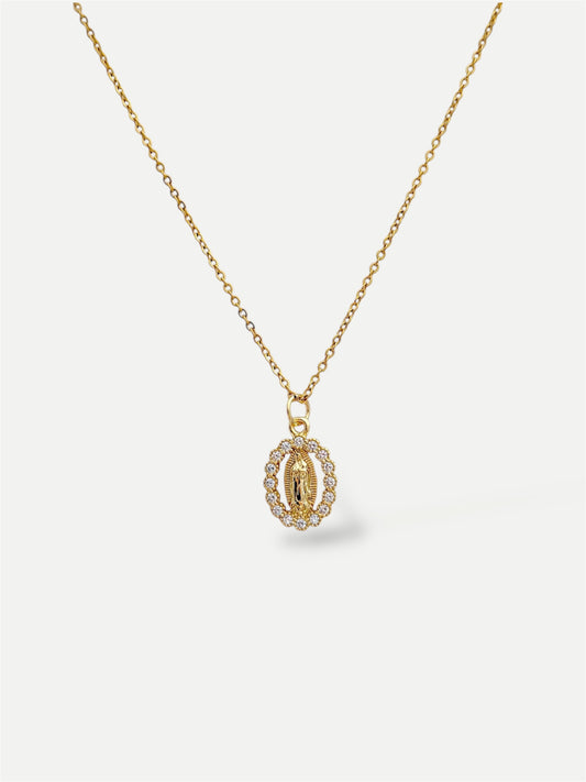 Virgin Mary necklace