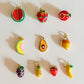 Enamel fruit charms