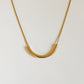 Curved bar necklace