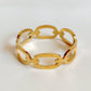 Chunky oval bangle