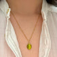 Oval drop Necklace