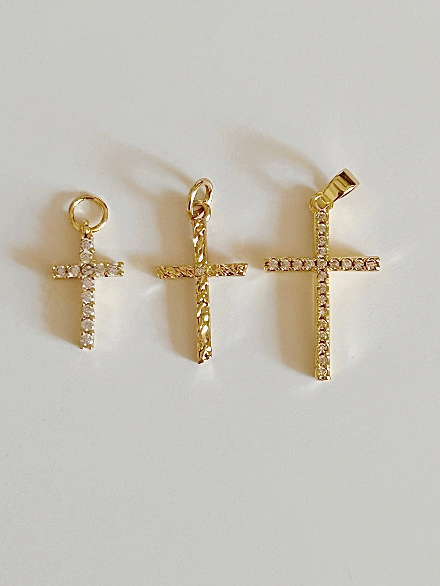 Sparkle cross Charm