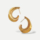 Curved earrings