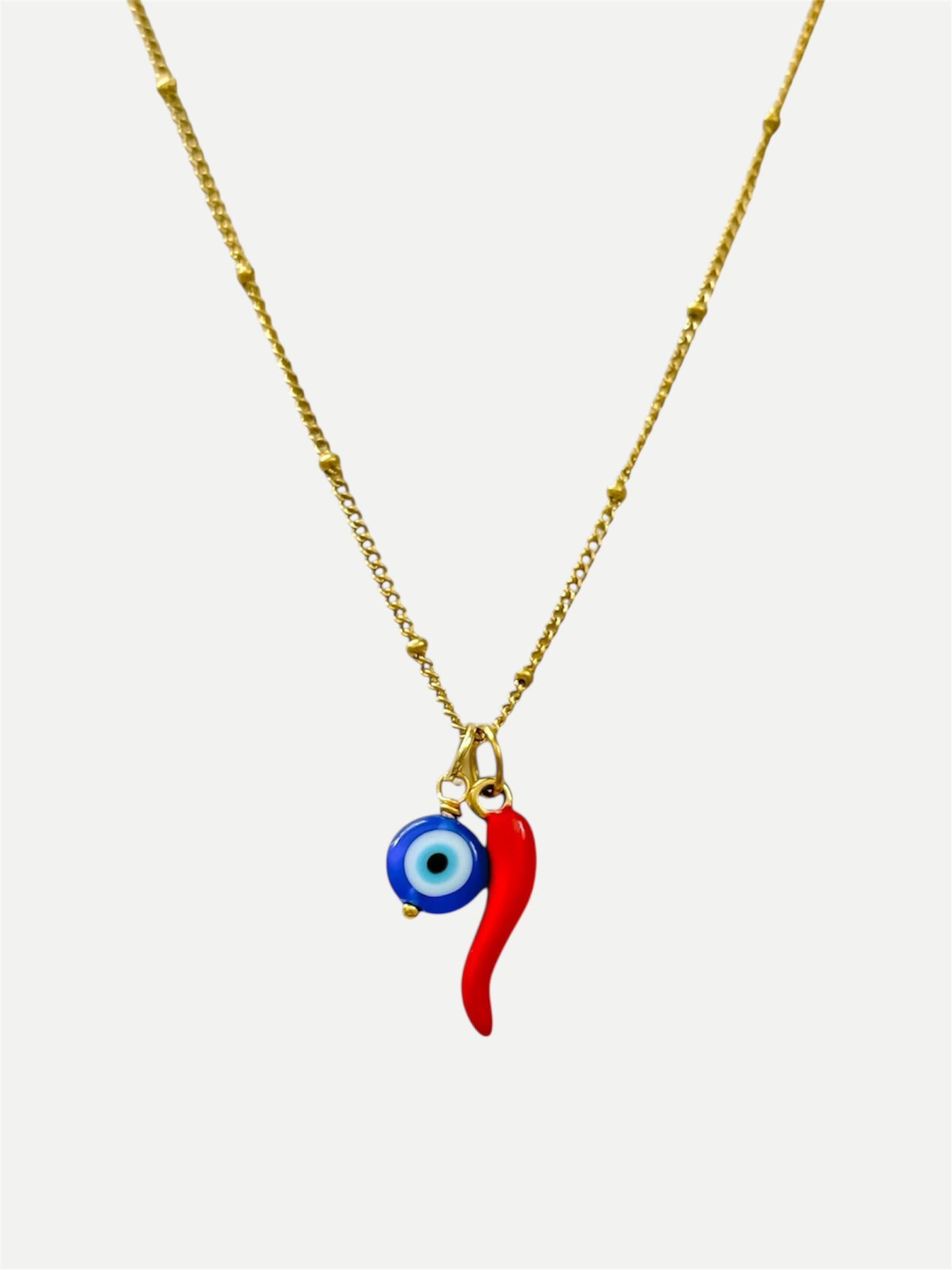 Cornicello & Malocchio necklace
