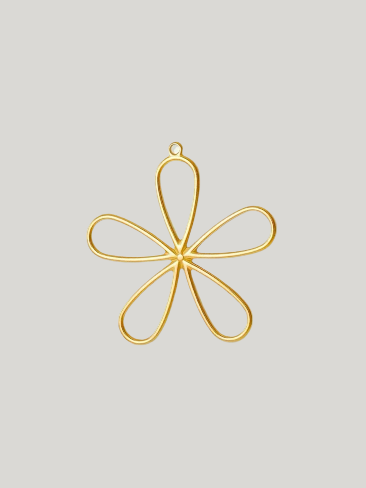 Big hollow flower Charm