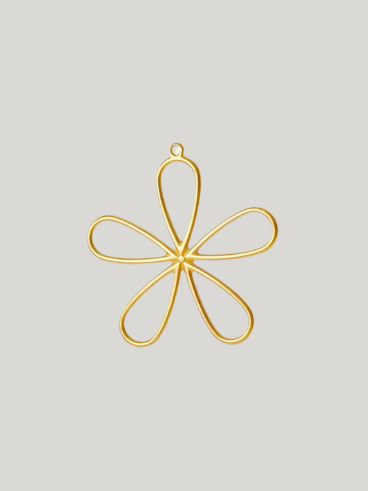 Big hollow flower Charm