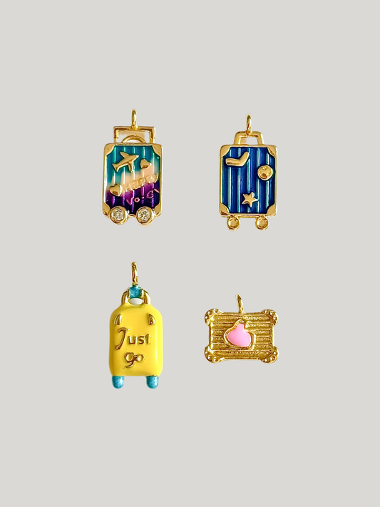 Suitcase charms