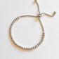 Beaded slider bracelet