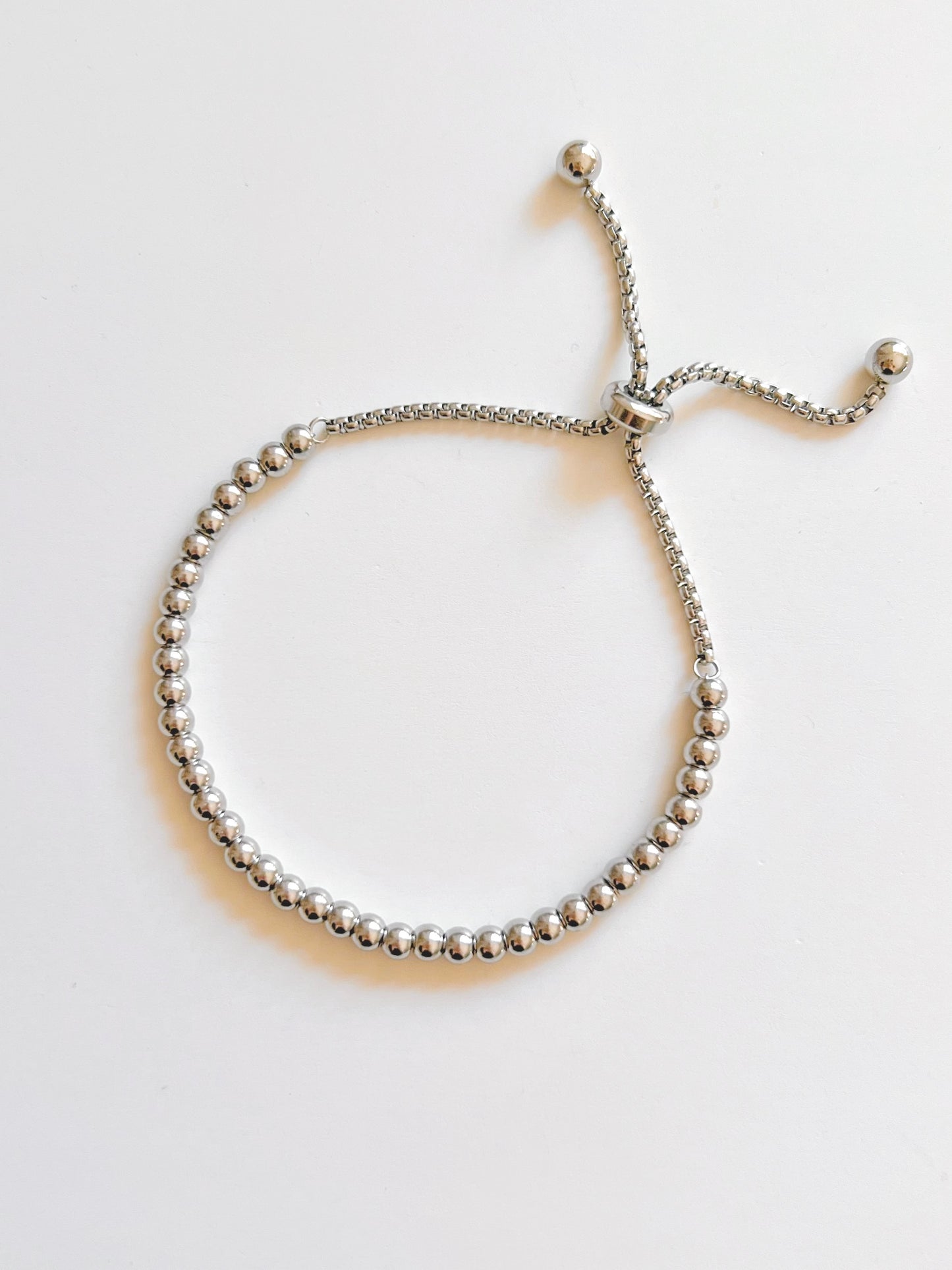 Beaded slider bracelet