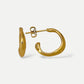 Irregular Small Hoop Earrings