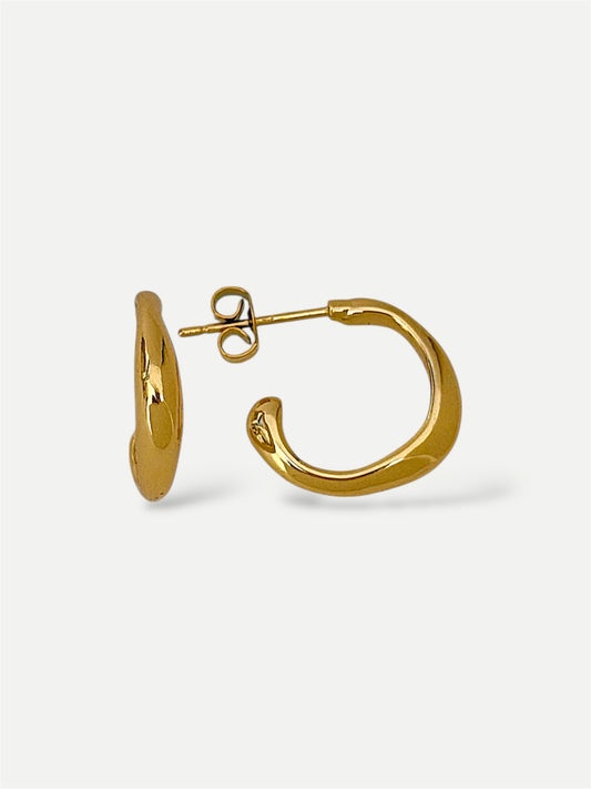 Irregular Small Hoop Earrings