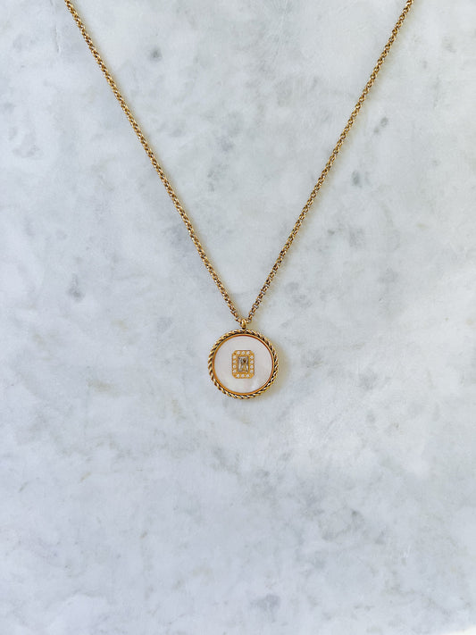 Round Medallion Necklace