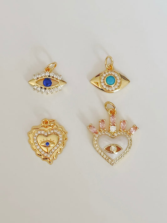 Evil eye charms