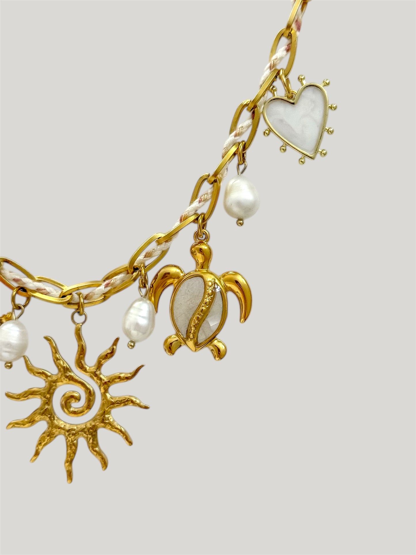 Tulum charms necklace