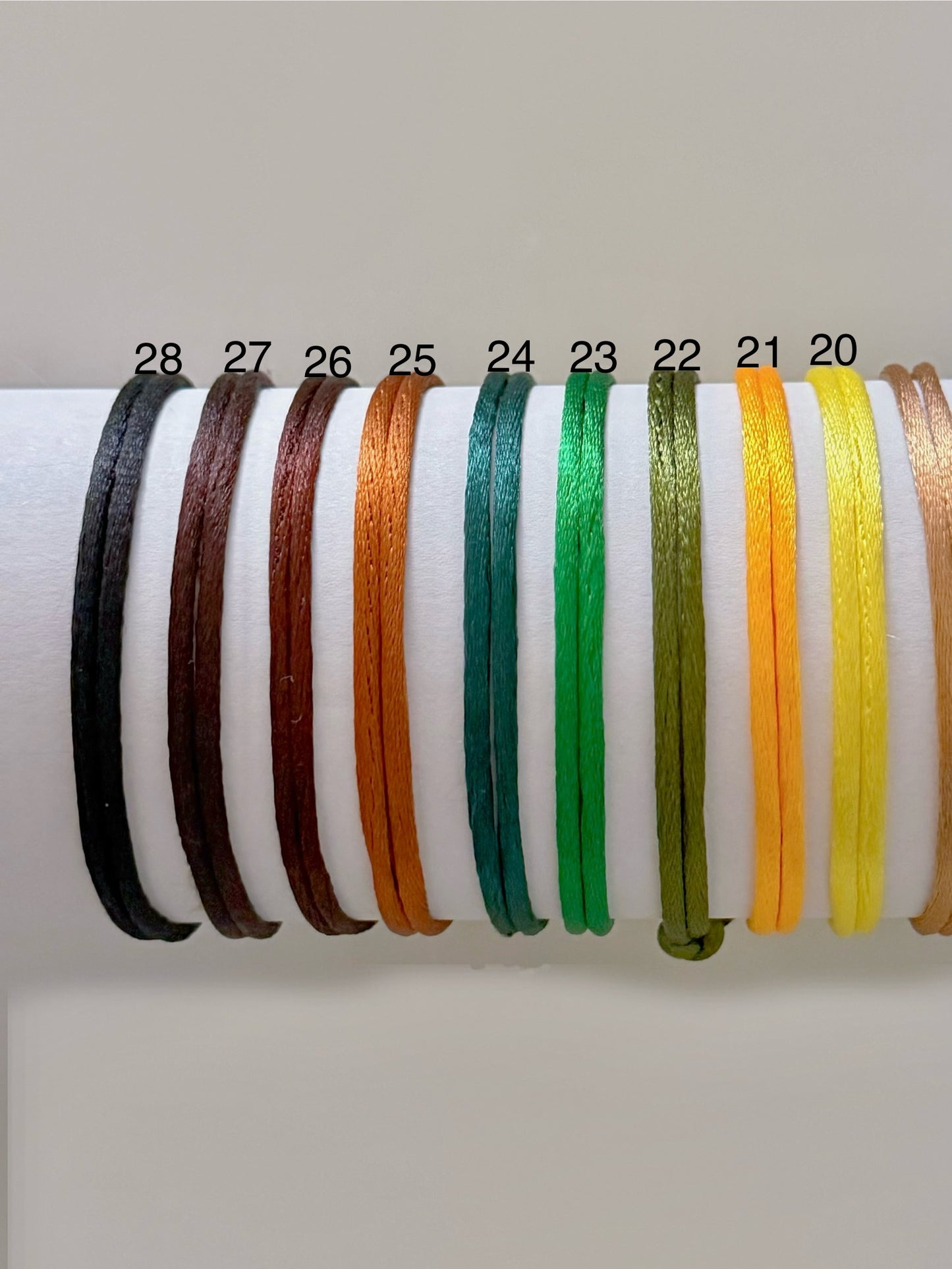 Initial Cord bracelet