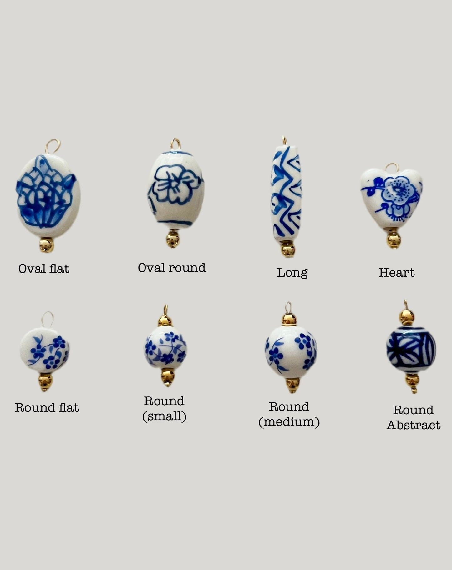 Ceramic charms