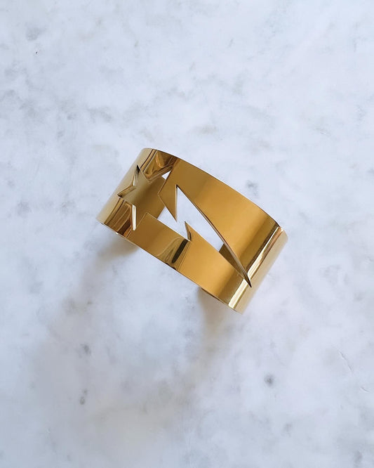 Star Lightning bolt Bangle