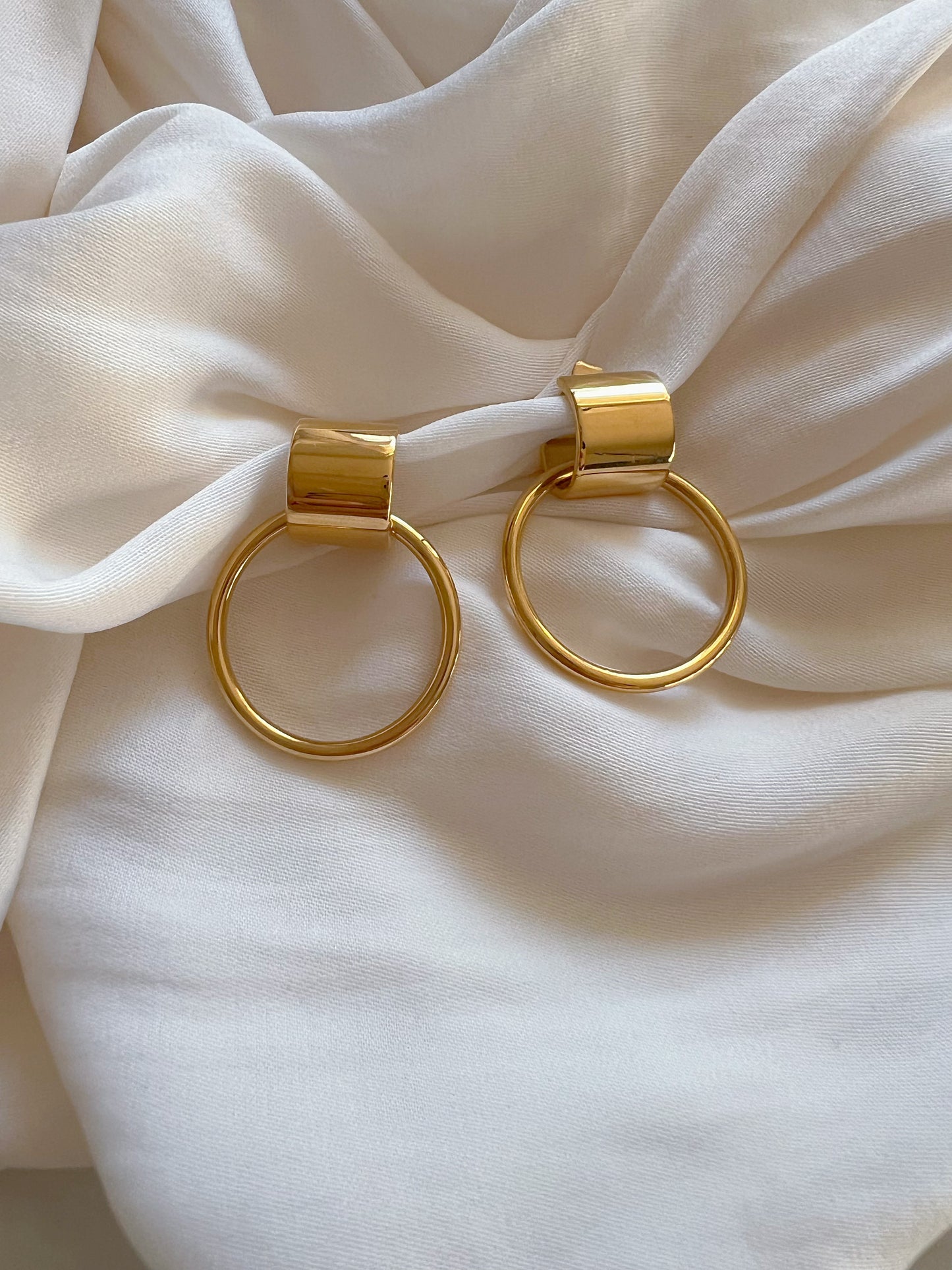 Door knocker earring