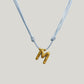 Balloon initial cord necklace